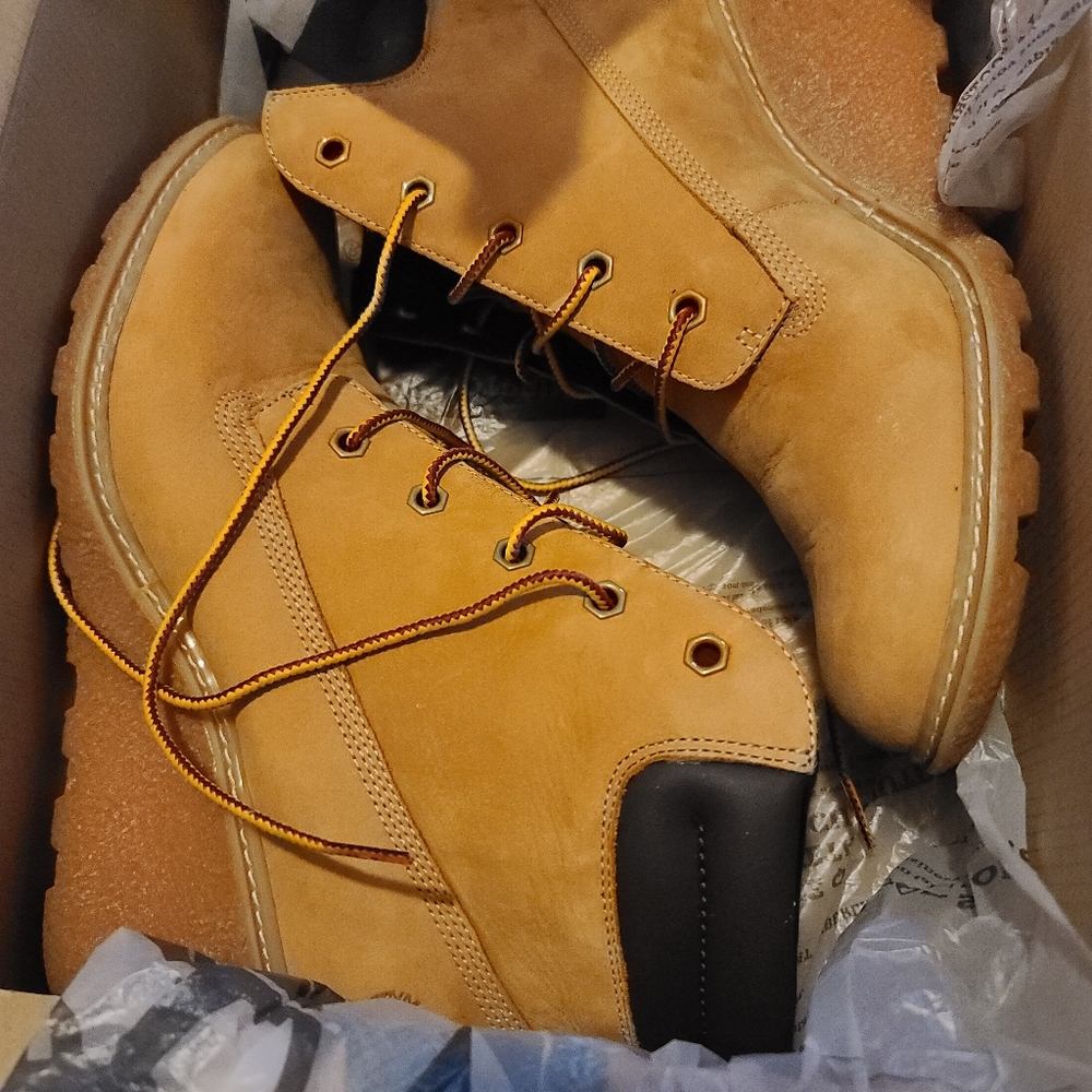 Timberland Amston 6 inch Wedge Wheat Nubuck boots